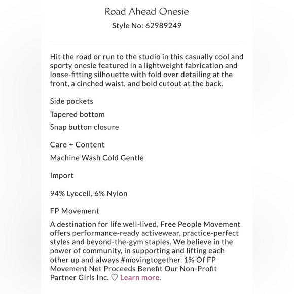 Free People Jumpsuit - Road Ahead Onesie - Picture 8 of 9